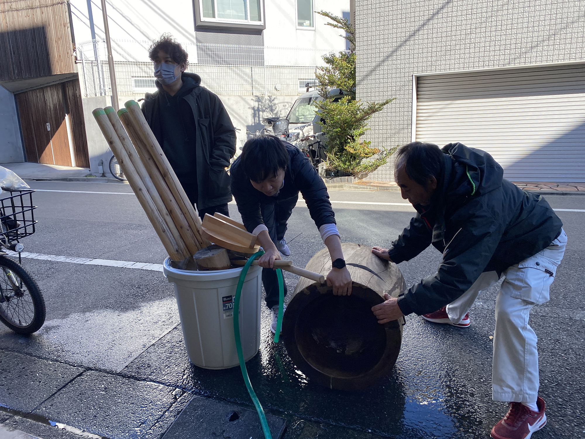 臼と杵も準備